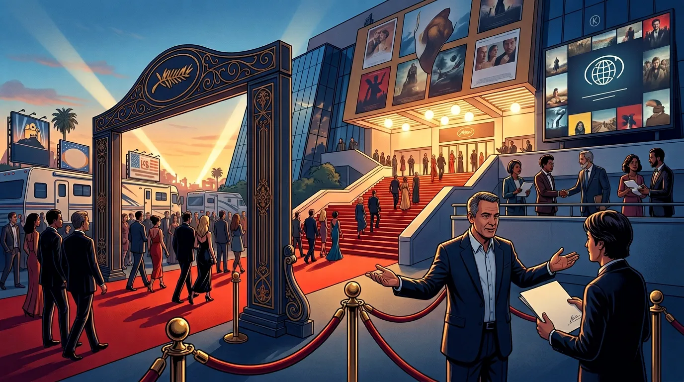 Cannes opens with Hollywood limited, new Oscar rules and deals.