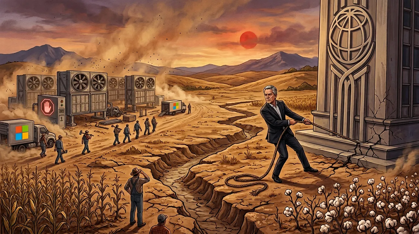 Record SE drought, Bessent targets WB, Microsoft pauses CDR.