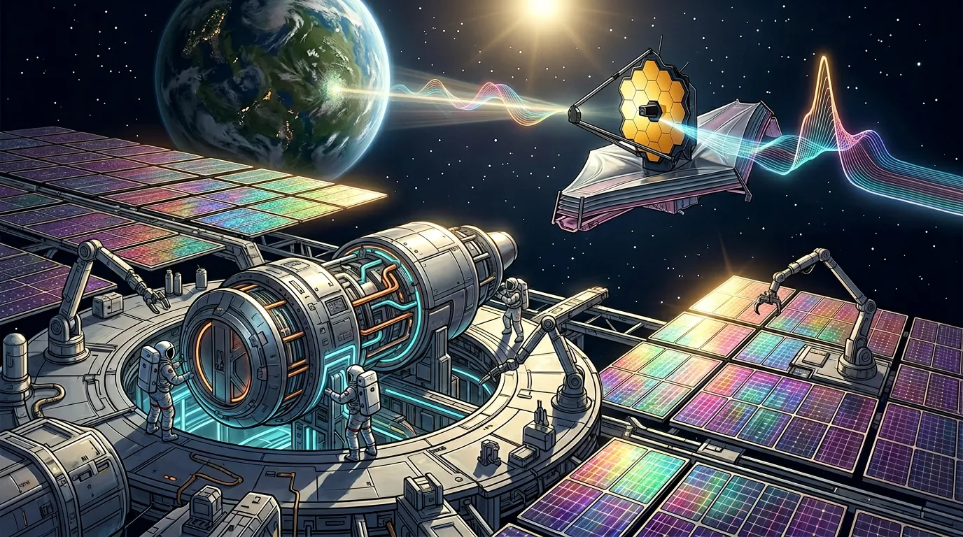 Nuclear SR-1 targets 2028, JWST methane, perovskite record.