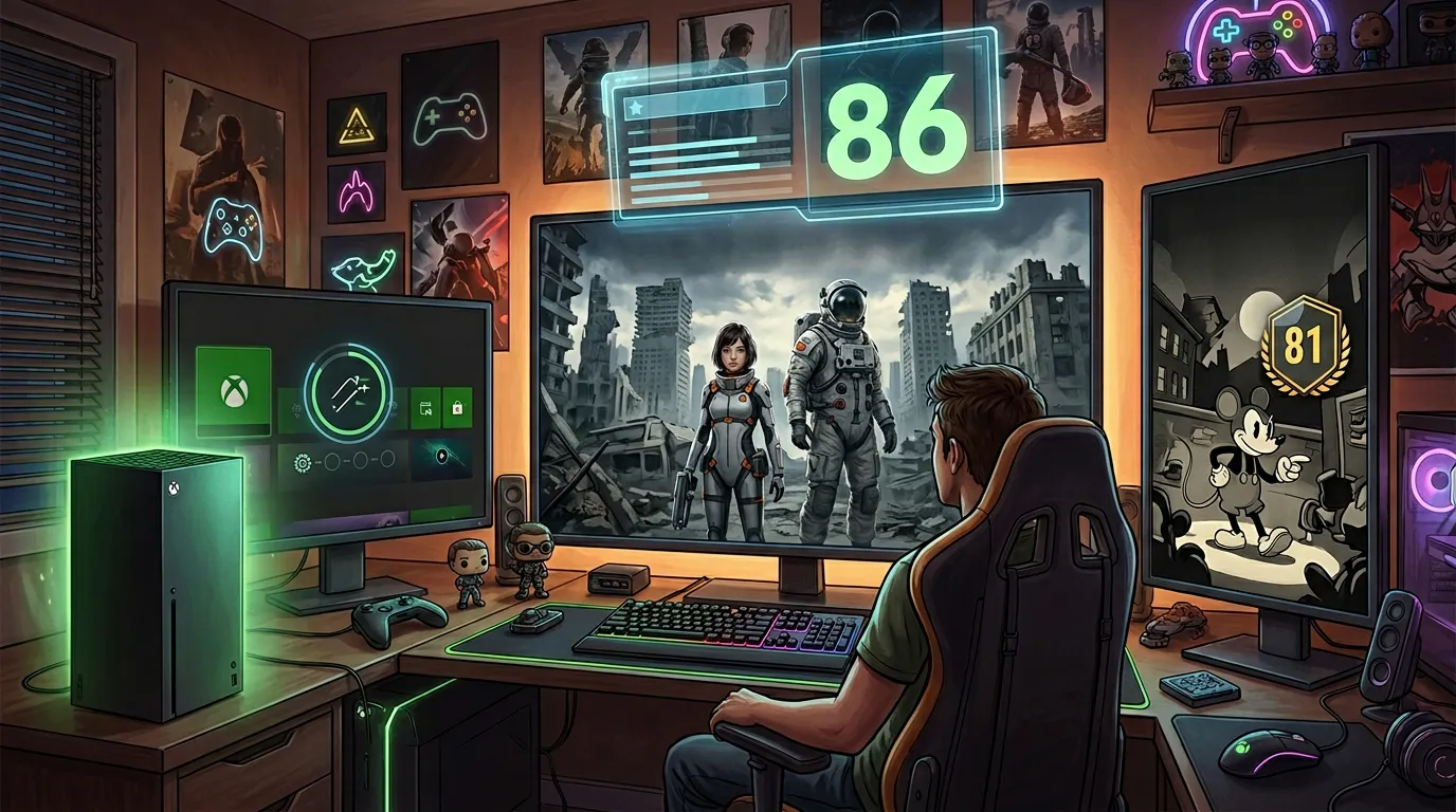 Pragmata hits 86, Xbox update arrives, and Mouse hits 81.