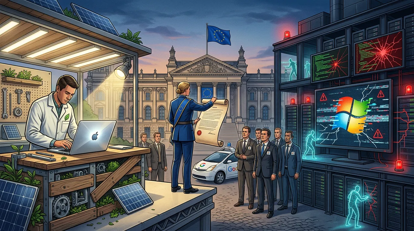 Apple recycled MacBook, EU Google order and Microsoft zero-days.